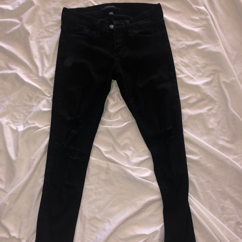 flying monkey size 25 black skinny jeans